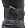 Slim Wrap Concealed Carry Belly Wrap Holster Belly Gun Holster Abdominal Band Pistol Holster with 2 Magazine Pouches
