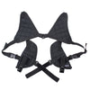 Tactical Double Draw Pistol Holster Concealed Hand Gun Shoulder Holster Under Arm Pistol Holster Soft Pouch Black